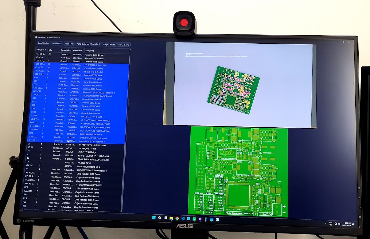 PCB Assembly Assistant - UI screenshot