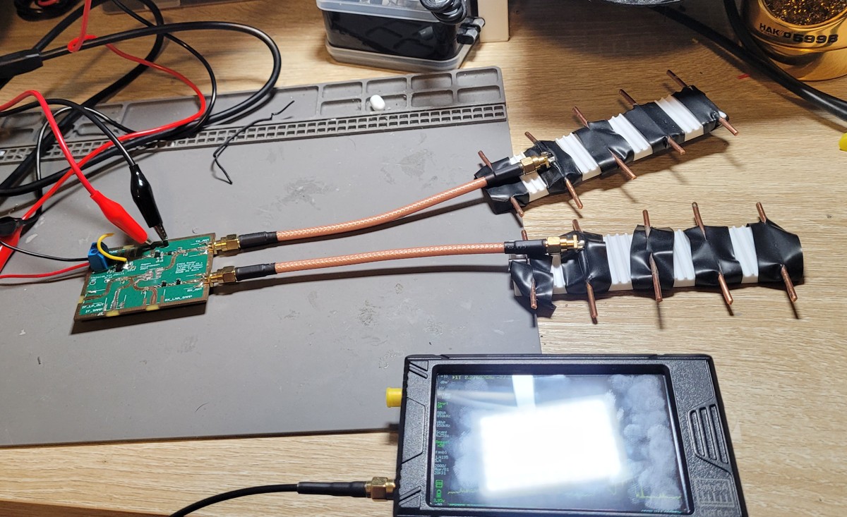 FMCW radar PCB - board with antennas
