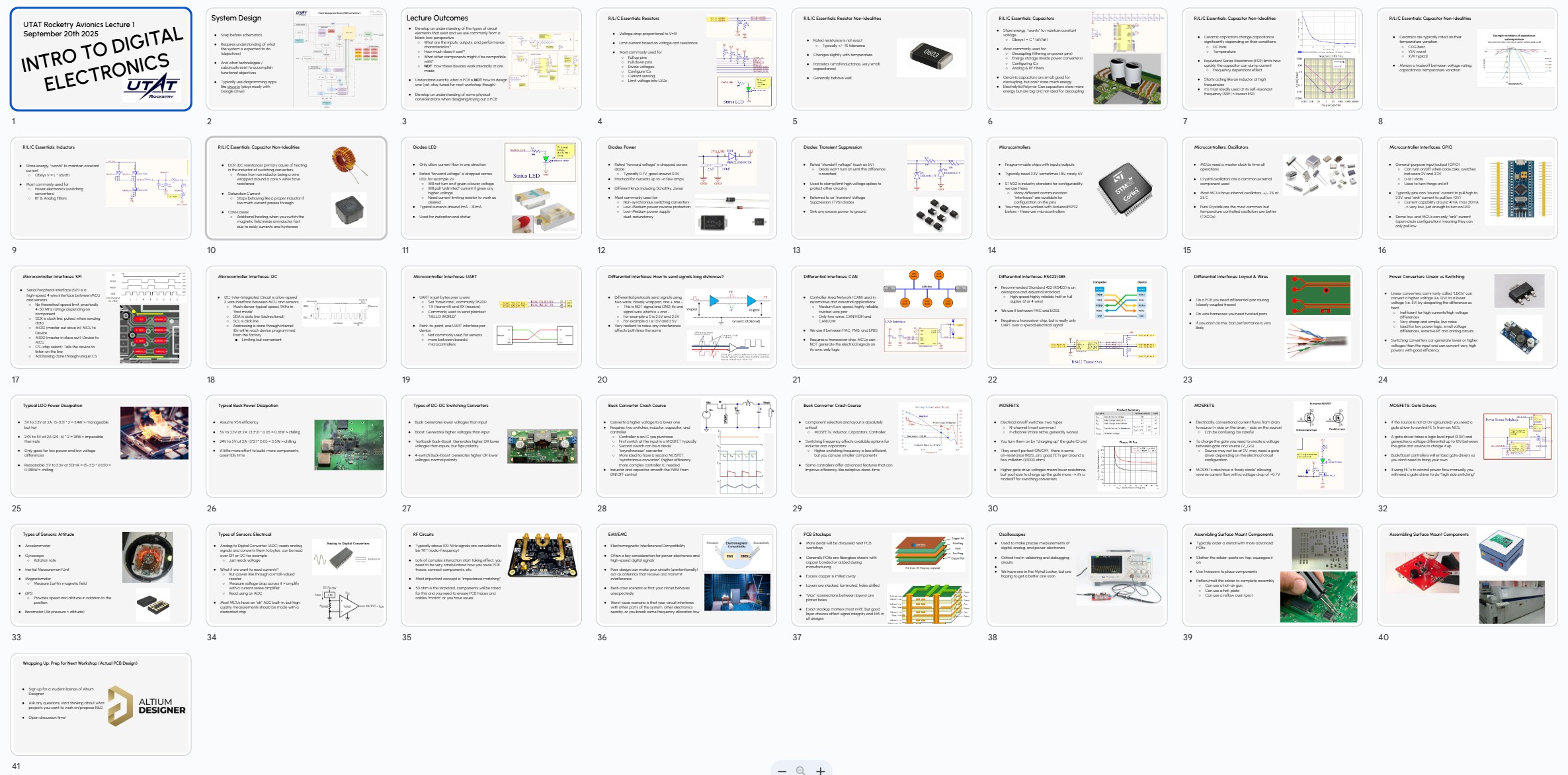Intro to Electronics Slides