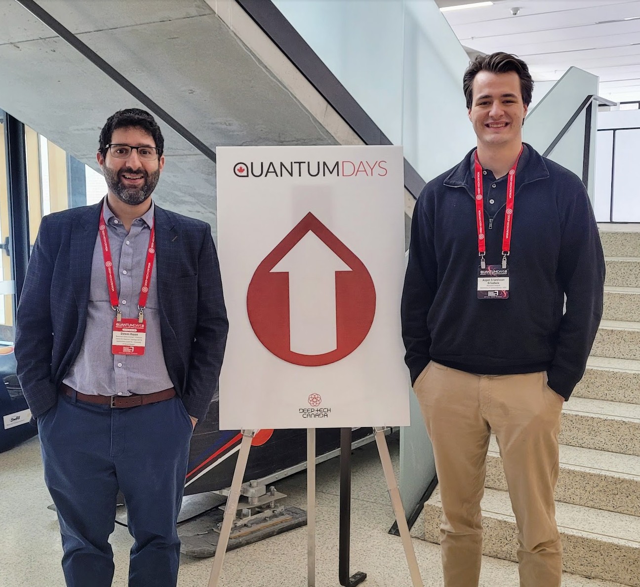 At Quantum Days 2025 with Dr. Steven Rayan