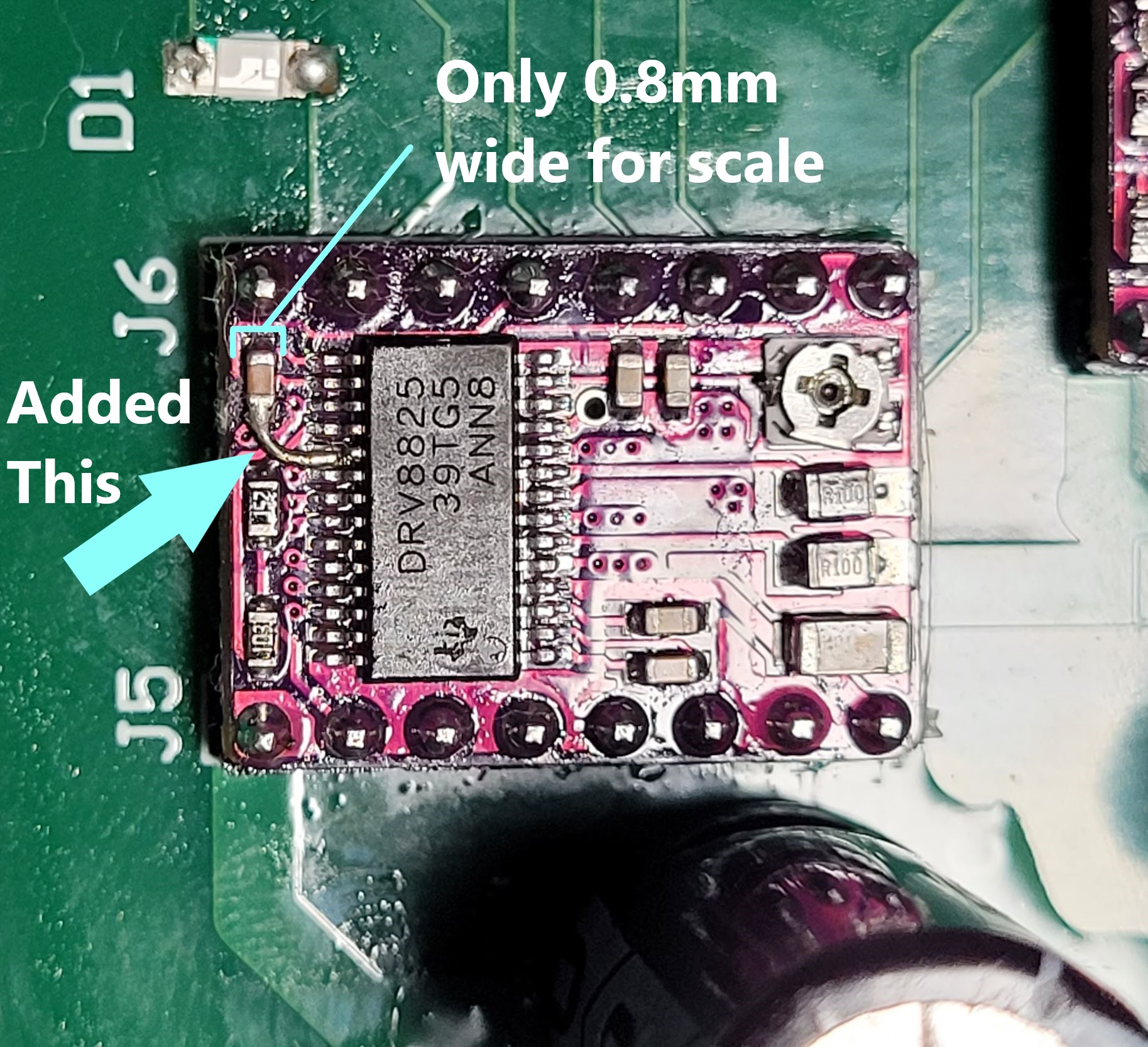 DRV8825 Soldering